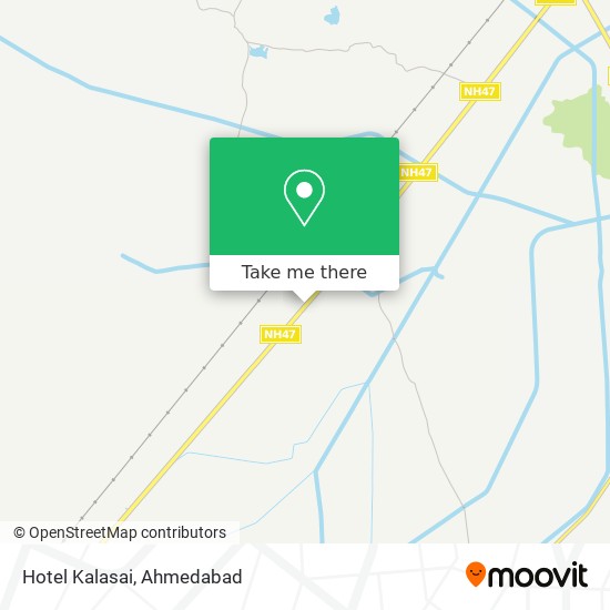 Hotel Kalasai map