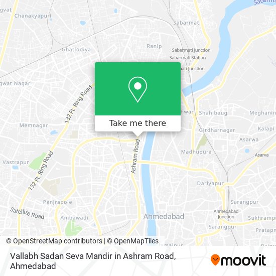 Vallabh Sadan Seva Mandir in Ashram Road map