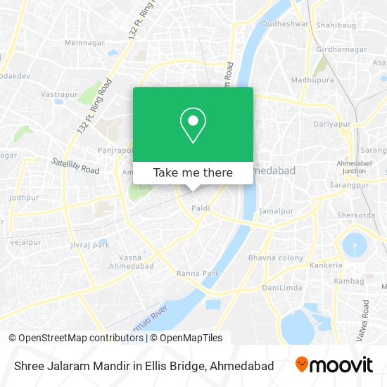 Shree Jalaram Mandir in Ellis Bridge map