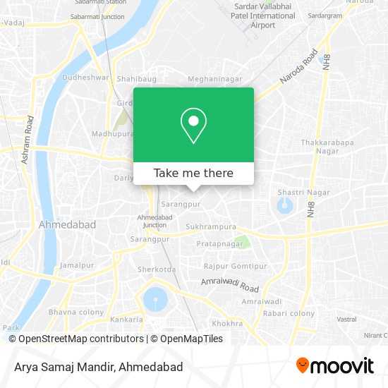 Arya Samaj Mandir map