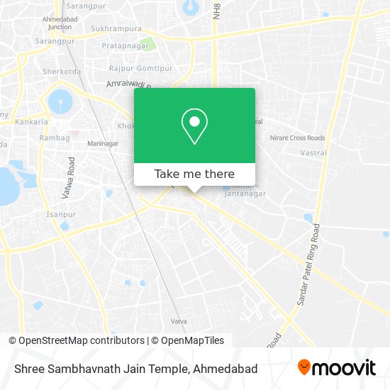 Shree Sambhavnath Jain Temple map