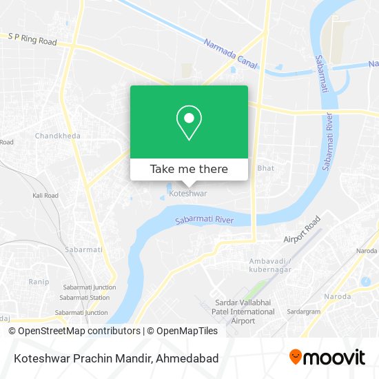 Koteshwar Prachin Mandir map