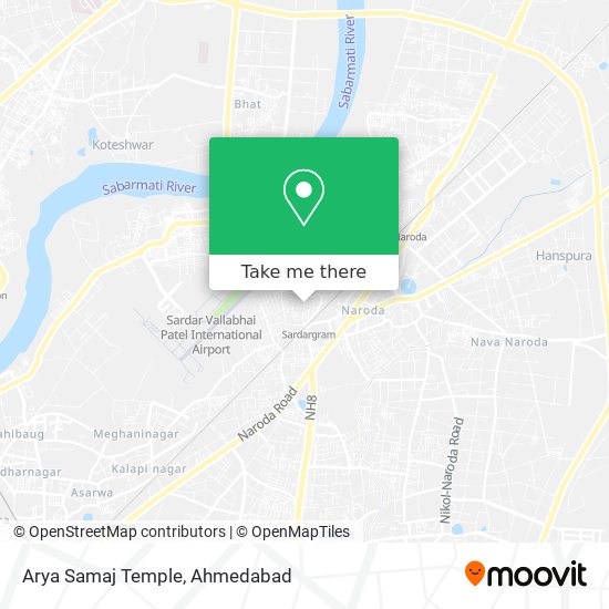 Arya Samaj Temple map