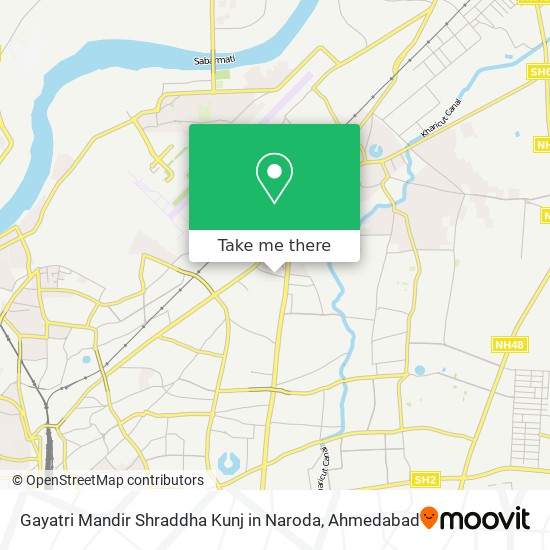 Gayatri Mandir Shraddha Kunj in Naroda map