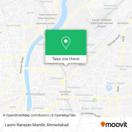 Laxmi Narayan Mandir map