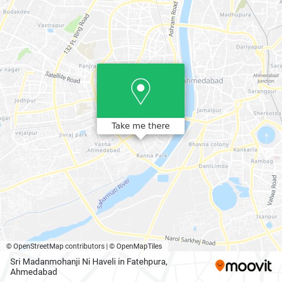 Sri Madanmohanji Ni Haveli in Fatehpura map