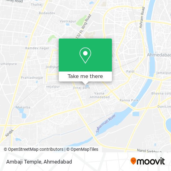 Ambaji Temple map