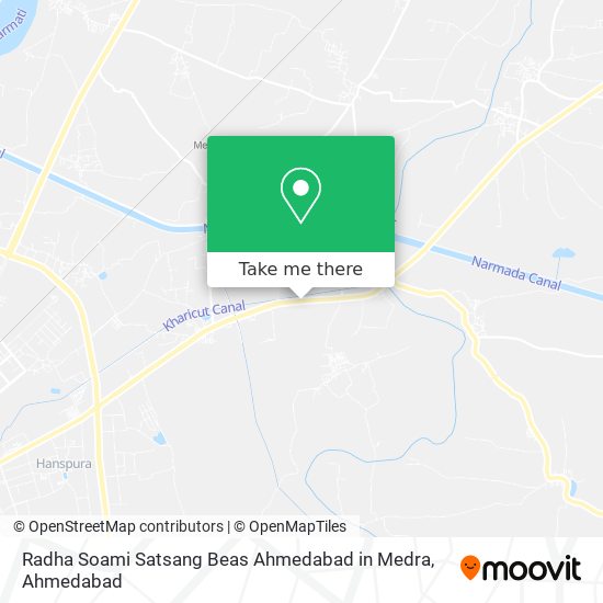 Radha Soami Satsang Beas Ahmedabad in Medra map