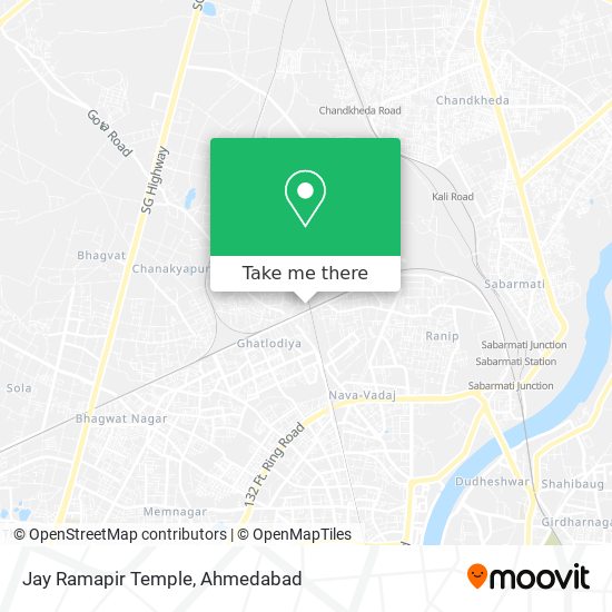 Jay Ramapir Temple map