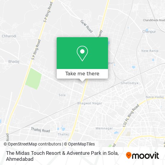 The Midas Touch Resort & Adventure Park in Sola map