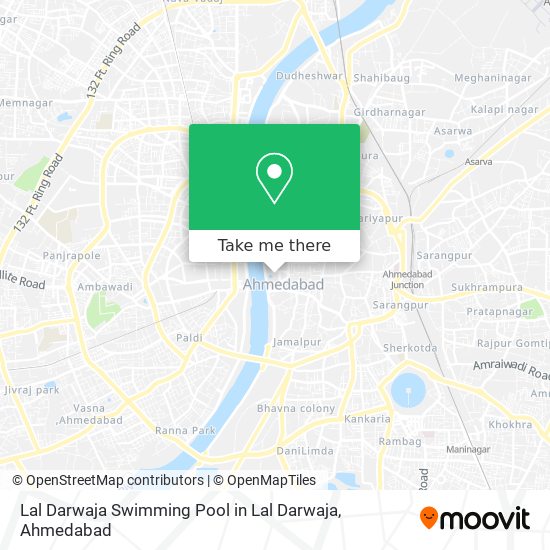 Lal Darwaja Swimming Pool in Lal Darwaja map