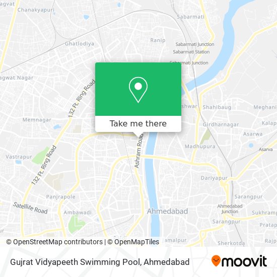 Gujrat Vidyapeeth Swimming Pool map