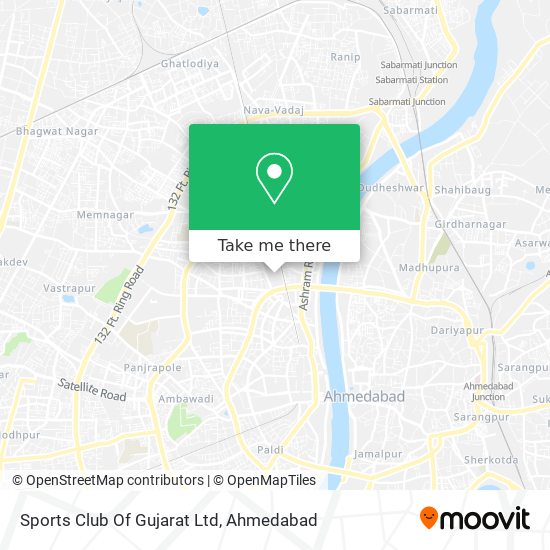 Sports Club Of Gujarat Ltd map