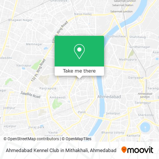 Ahmedabad Kennel Club in Mithakhali map