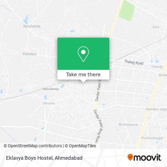 Eklavya Boys Hostel map