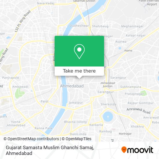 Gujarat Samasta Muslim Ghanchi Samaj map