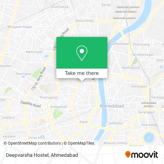 Deepvarsha Hostel map