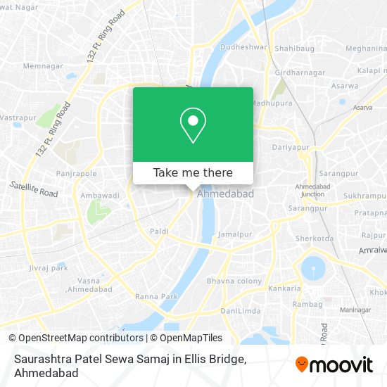 Saurashtra Patel Sewa Samaj in Ellis Bridge map