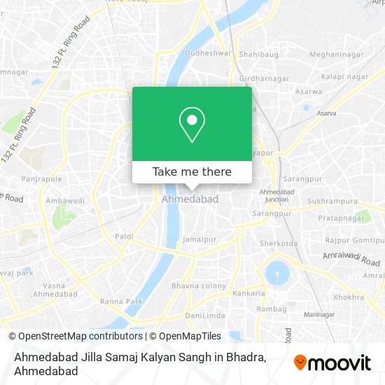 Ahmedabad Jilla Samaj Kalyan Sangh in Bhadra map