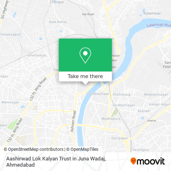 Aashirwad Lok Kalyan Trust in Juna Wadaj map