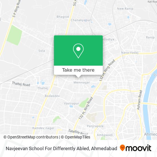 Navjeevan School For Differently Abled map