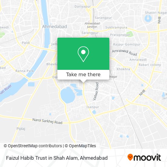 How To Get To Faizul Habib Trust In Shah Alam Ahmedabad P T Colony Maninagar Ahmedabad Gujarat 380028 Ind In Maninagar By Bus