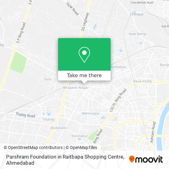 Parshram Foundation in Raitbapa Shopping Centre map
