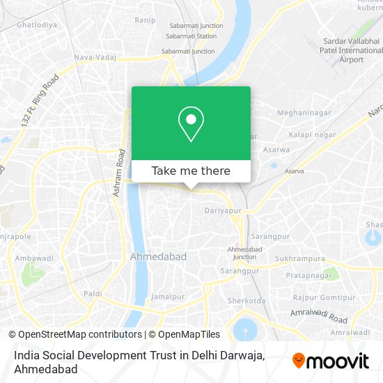 India Social Development Trust in Delhi Darwaja map