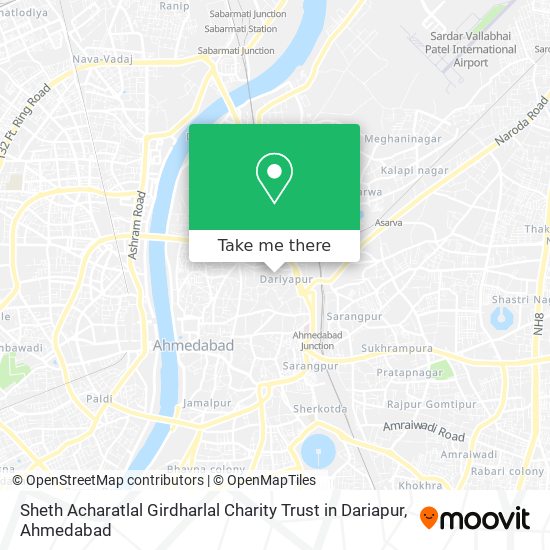 Sheth Acharatlal Girdharlal Charity Trust in Dariapur map