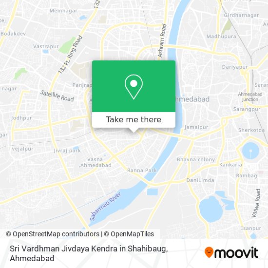 Sri Vardhman Jivdaya Kendra in Shahibaug map
