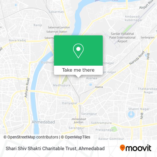 Shari Shiv Shakti Charitable Trust map