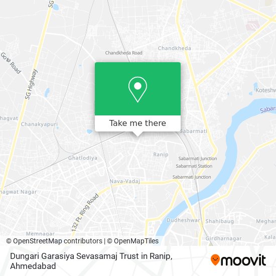 Dungari Garasiya Sevasamaj Trust in Ranip map