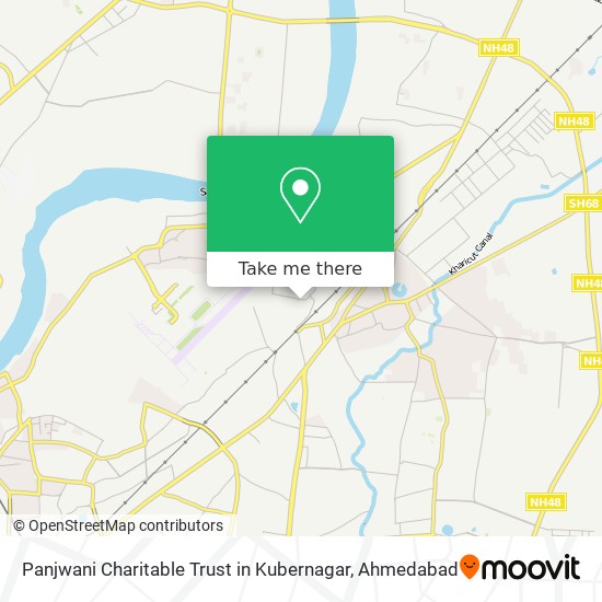 Panjwani Charitable Trust in Kubernagar map