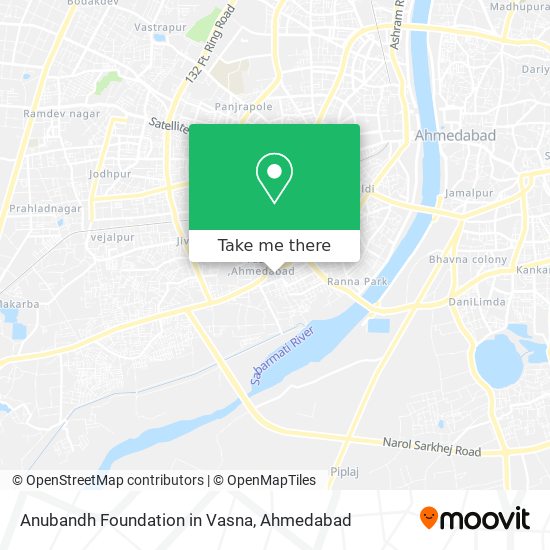 Anubandh Foundation in Vasna map