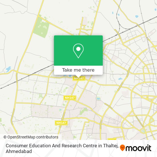 Consumer Education And Research Centre in Thaltej map