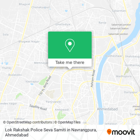 Lok Rakshak Police Seva Samiti in Navrangpura map