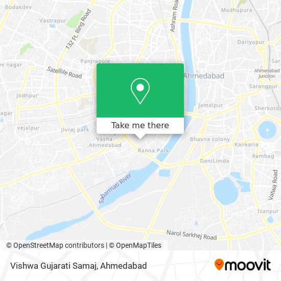 Vishwa Gujarati Samaj map