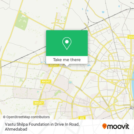 Vastu Shilpa Foundation in Drive In Road map