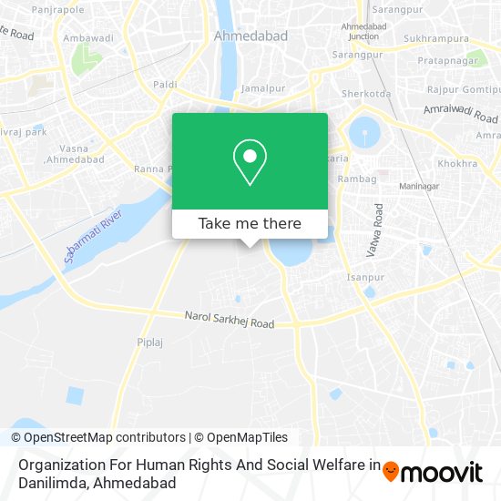 Organization For Human Rights And Social Welfare in Danilimda map