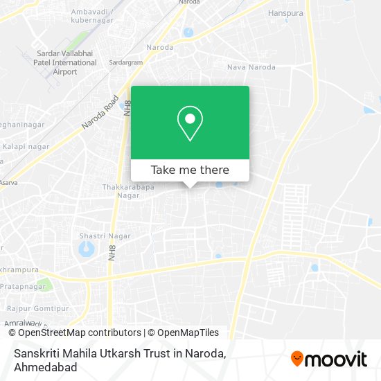 Sanskriti Mahila Utkarsh Trust in Naroda map
