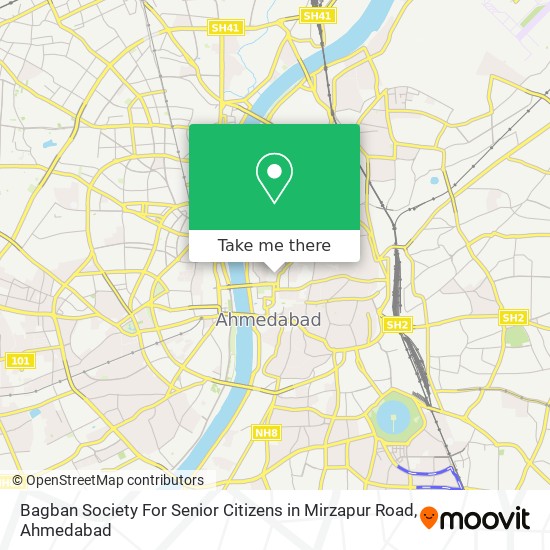 Bagban Society For Senior Citizens in Mirzapur Road map