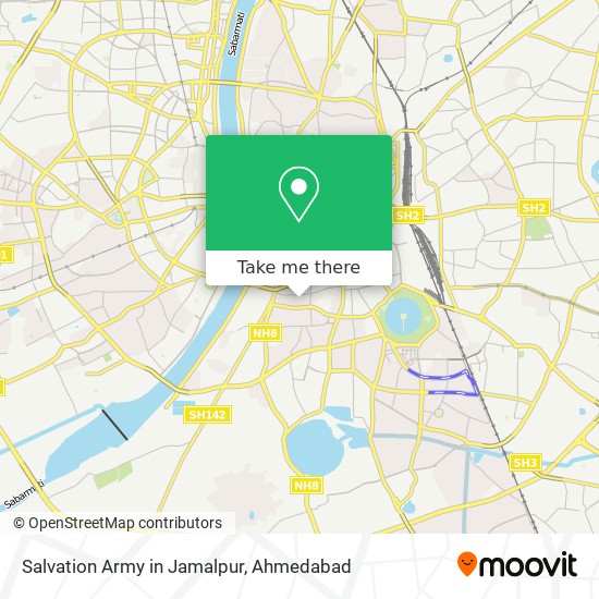 Salvation Army in Jamalpur map