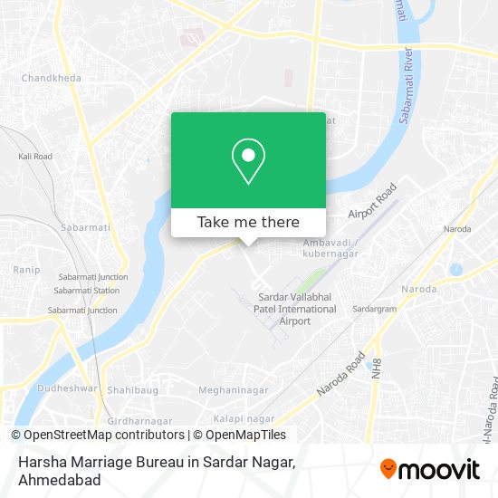 Harsha Marriage Bureau in Sardar Nagar map