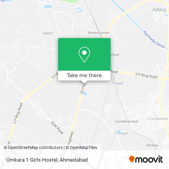 Omkara 1 Girls Hostel map