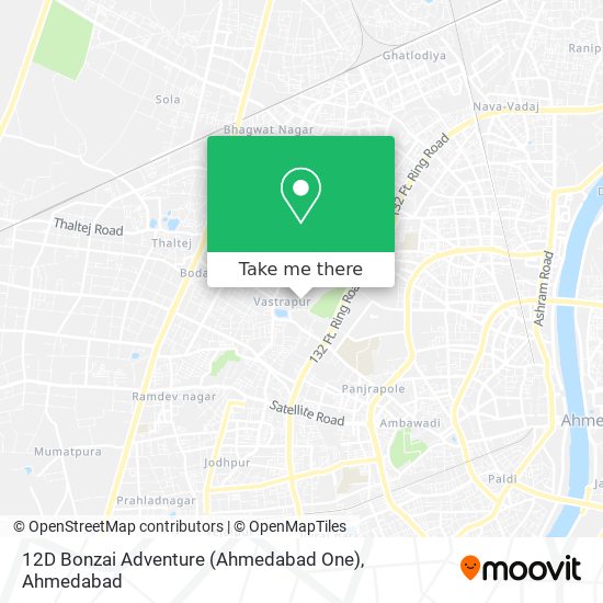 12D Bonzai Adventure (Ahmedabad One) map