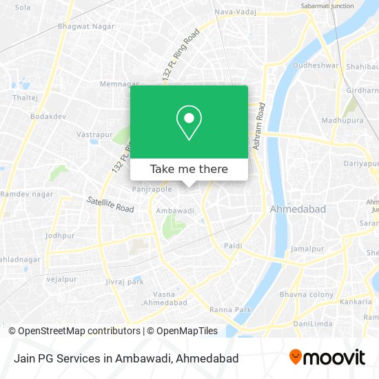 Jain PG Services in Ambawadi map