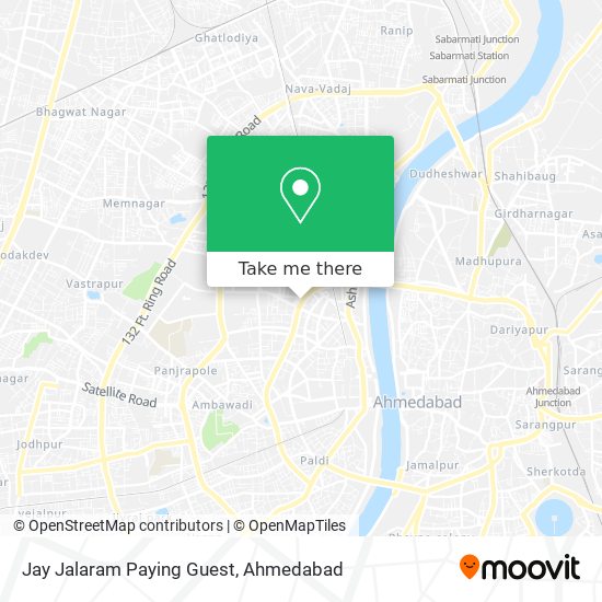 Jay Jalaram Paying Guest map