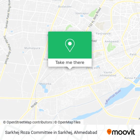 Sarkhej Roza Committee in Sarkhej map