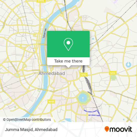 Jumma Masjid map