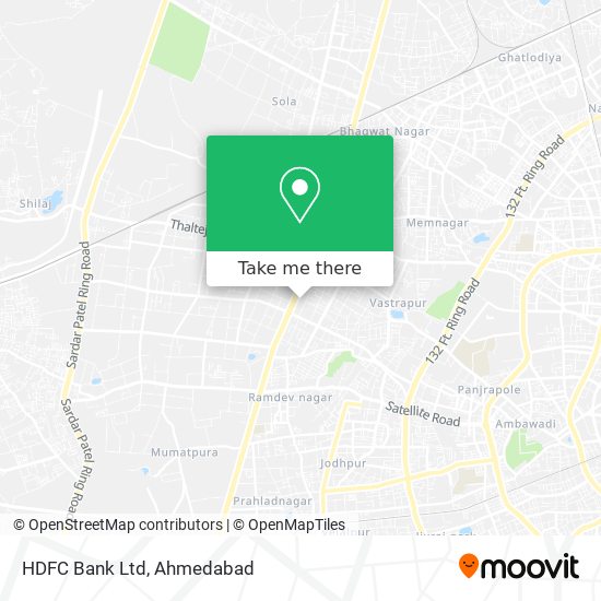 HDFC Bank Ltd map